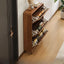 Modern Solid Wood Shoe Storage Cabinet with Sliding Drawers