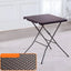 Modern Square Metal Foldable Coffee Table – Waterproof Outdoor Patio Table