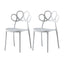 Modern Stackable Plastic Side Chair – Indoor/Outdoor Use