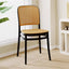 Modern Stackable Side Chair with Ventilated Back – Plastic & Acrylic
