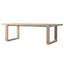 Modern Teak Wood Outdoor Coffee & Dining Table – Rectangular, Non-Extendable