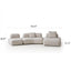 Modular Pebble Sofa with Movable Backs for Flexible Living Spaces Dimensions