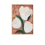 Mother of Pearl Wall Art Floral Triptych, Textured Handcrafted Gold Frame Series