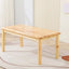 Natural Wood Kids Writing Desk Sets – Light Brown Round & Rectangular Tables with Chairs