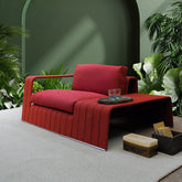 Nordic Style Outdoor Rattan Sofa with Aluminum Frame Main Product Image