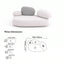 Pebble Sofa Modular Cloud Velvet Lounge with Curved Forms and Flexible Layouts Dimensions