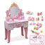 Princess-Themed Kids Makeup Vanity Set with Mirror and Chair