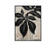 Radiant Floral Mother of Pearl Wall Art with Textured Black Relief