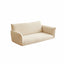 Rounded Plush Kids Folding Loveseat for Reading Nooks and Bedrooms