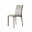 Saddle Leather Dining Chair Series with Sculpted Curves and Stackable Form