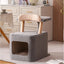 Scandinavian Cat Cave Lounge Chair With Scratcher and Wood Frame Main Product Image