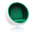 Scandinavian-Inspired Egg Chair in Fiberglass Shell