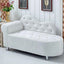 Scandinavian Tufted Velvet Chaise Lounge with Rolled Arm