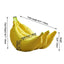 Sculptural Banana Accent Chair in Breathable Mesh for Balcony Living Dimensions