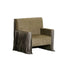 Sculptural Fringe Sofa Series in Taupe Velvet for Lounge and Reception Spaces