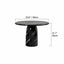 Sculptural Marble Side Table Series, Clover or Round Nested Accent Pair