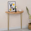 Semi Circle Console Table With Hairpin Legs - Modern Minimalist Main Product Image