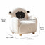 Sheep Sherpa Kids Sofa Chair, Rounded Reading Seat for Cozy Rooms Dimensions