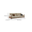 Elegant design of the solid color sofa
