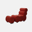 Soft Velvet Round Lounge Chair for Relaxing Spaces
