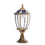 Solar-Powered Outdoor Table Lamp with LED Light – Metal & Glass Design