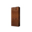 Solid Walnut Traditional Wardrobe Armoire With Shelves And Rod