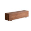 Solid Wood Living Room Bench with Natural Grain and Distressed Brown Finish