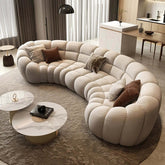 Wabi-Sabi Cloud Sectional Sofa in Sherpa Fleece Main Product Image