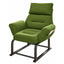 Wraparound Pregnancy Office Chair with Reclining Footrest and Textured Upholstery