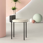 Black Velvet Accent Chair with Metal Legs for Modern Interior Design