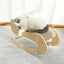 21.3 inch length and 10.6 inch width rocking cat bed with 11.8 inch height