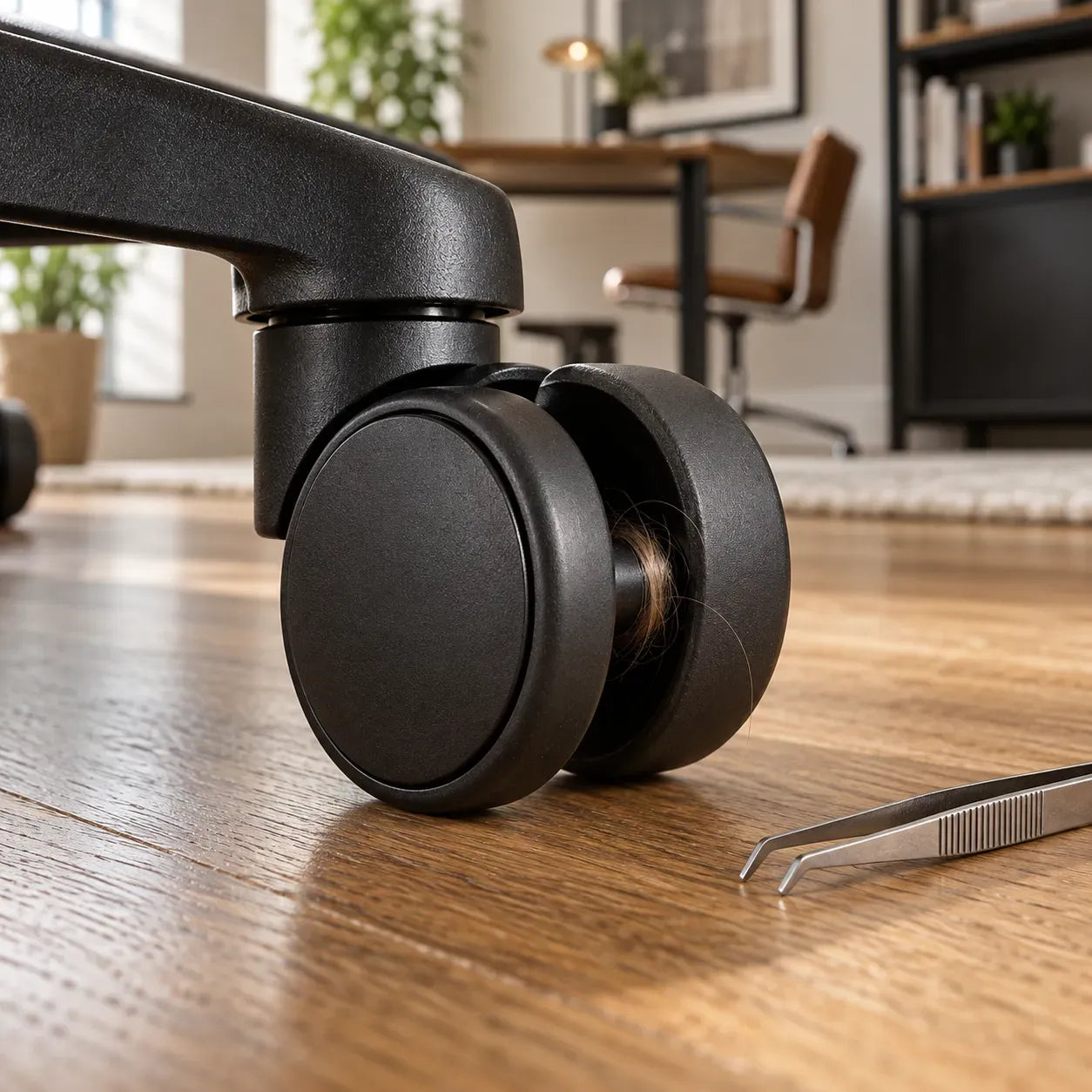 How to Get Hair Out of Office Chair Wheels Safely