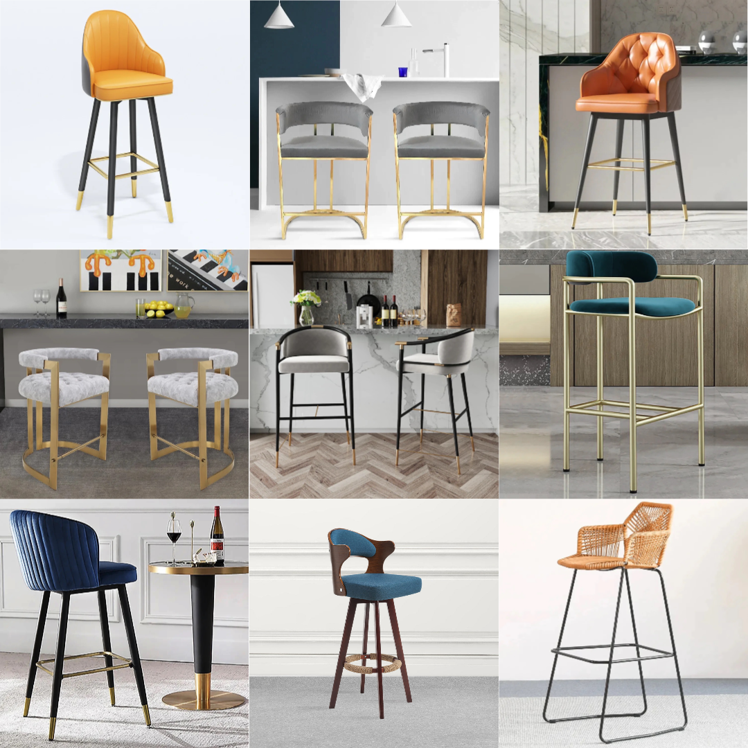 9 bar stool with back and arms you will love!
