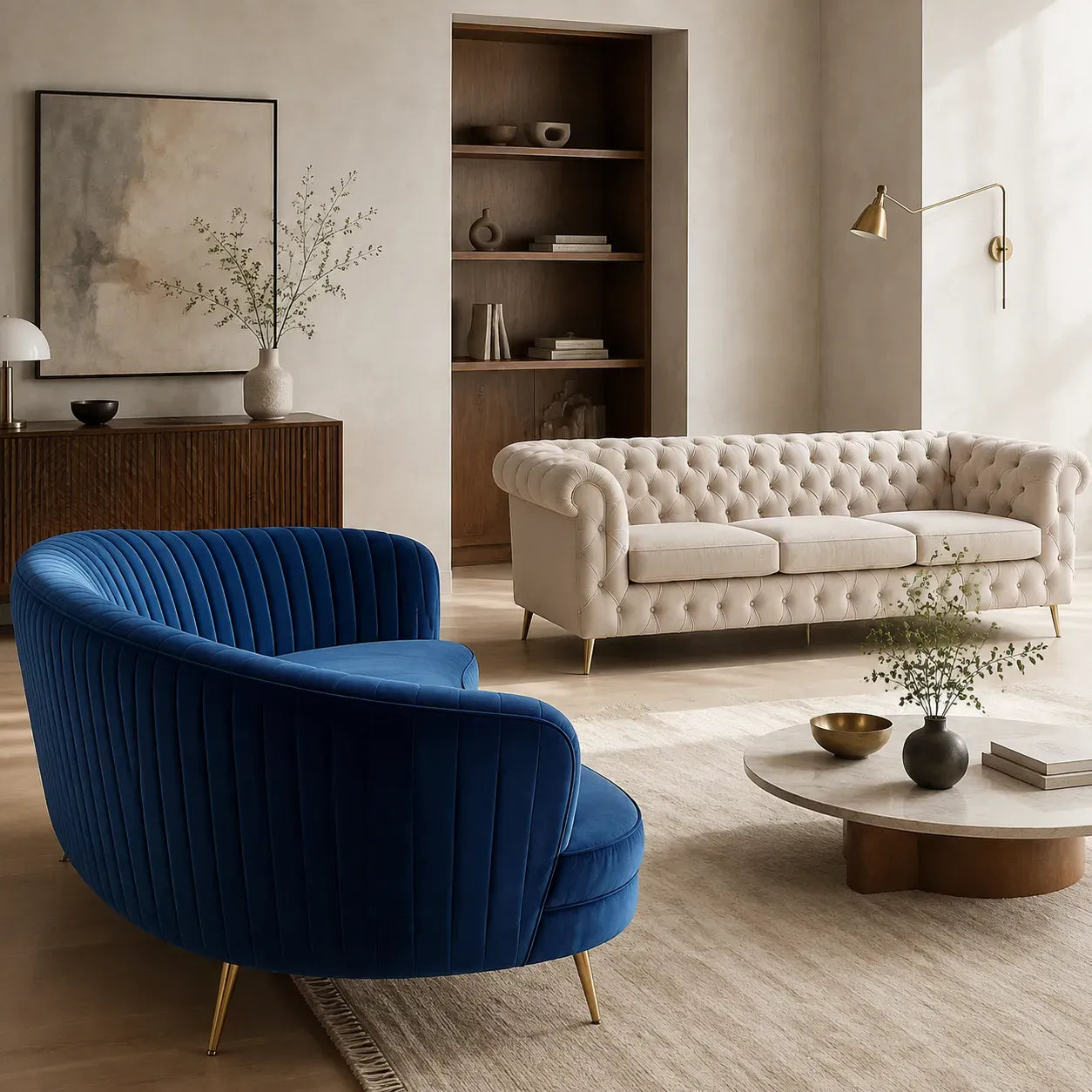 Tufted Sofas: Button vs Channel Tufting