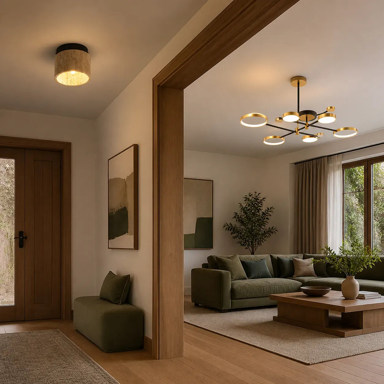 Flush Mount vs. Semi-Flush Mount Lighting: How to Choose