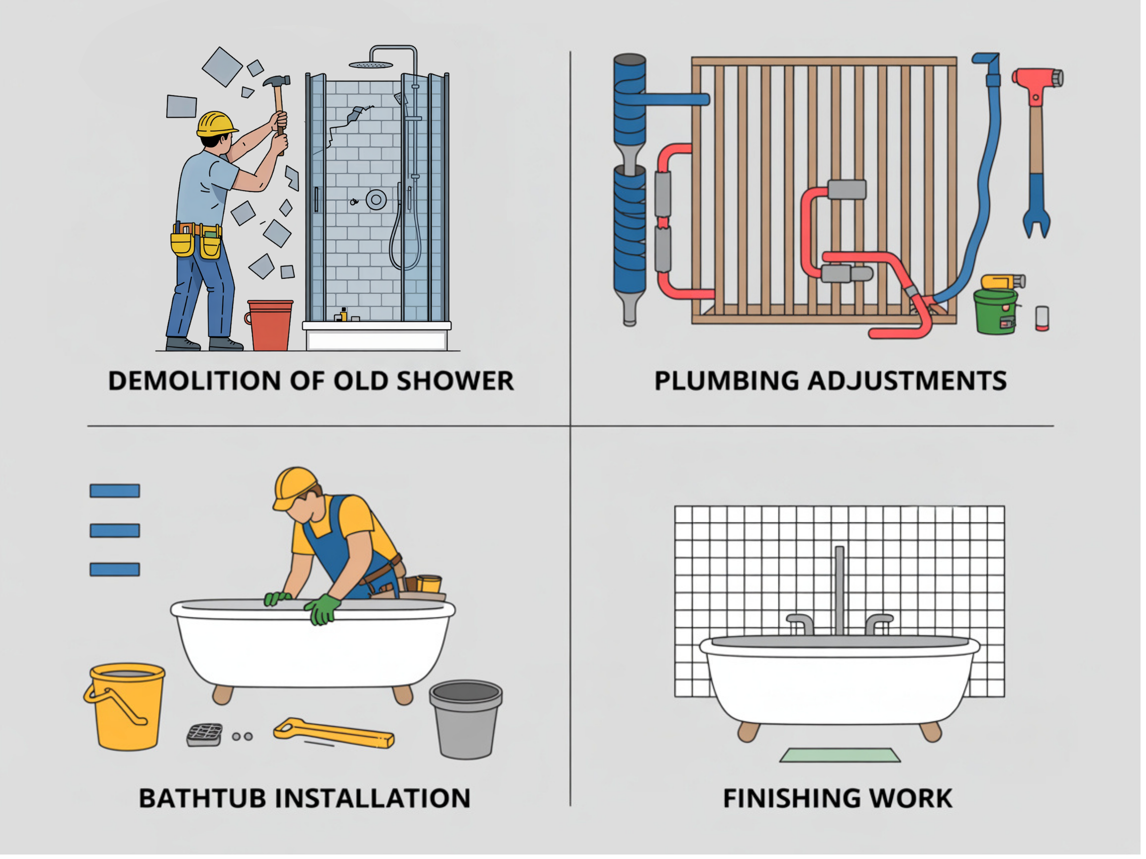 Converting Your Shower to a Bathtub: A Comprehensive Guide