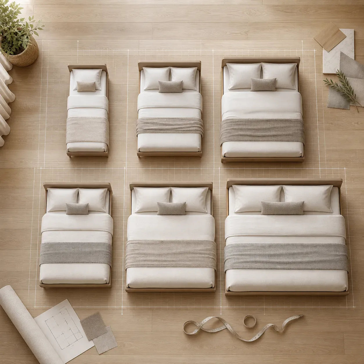 Bed Sizes Guide: Dimensions, Rooms, and Bed Frames
