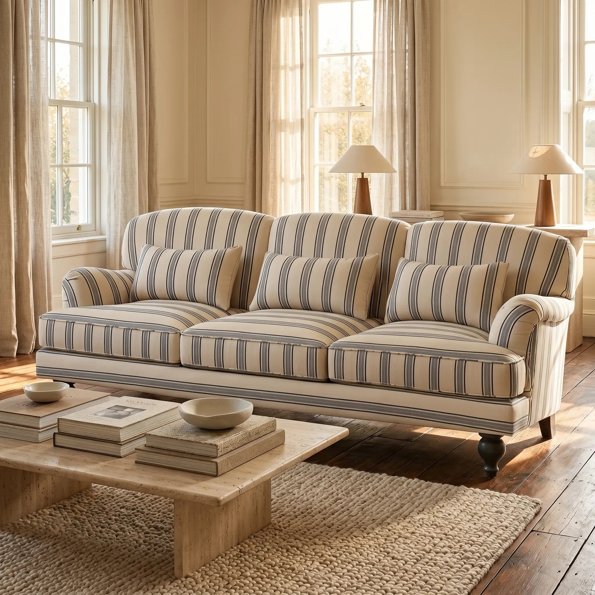 Why a Striped Sofa Is the Smartest Pattern to Bring Home