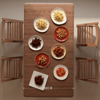 Folding dining table with storage, space-saving and multi-purpose design for small spaces