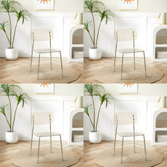 Contemporary Acrylic Dining Chair for Living Room and Kitchen Dining Chairs