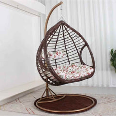 Metal Porch Swing with Stand & Cushions for 2-seater, Stand & Chain Included Porch Swings