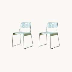 Modern Stackable Garden Kitchen & Dining Plastic & Acrylic Side Chair Dining Chairs