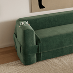 Luxurious Modern Minimalist Sofa Set with Ergonomic Armrests and High-Quality Velvet Fabric