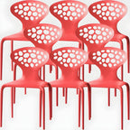 Nordic acrylic dining chair with armrest and backrest, featuring transparent acrylic legs