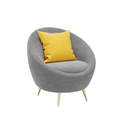 Modern Sofa with Tight Back in Polyester Blend for Apartment - Pink 32"L x 32"W x 35"H Polyester Blend Sofa