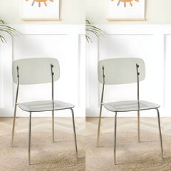 Contemporary Acrylic Dining Chair for Living Room and Kitchen Dining Chairs