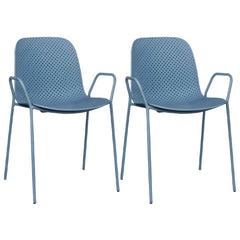Scandinavian Stackable Plastic & Acrylic Kitchen & Dining Chair with Metal Legs Dining Chairs