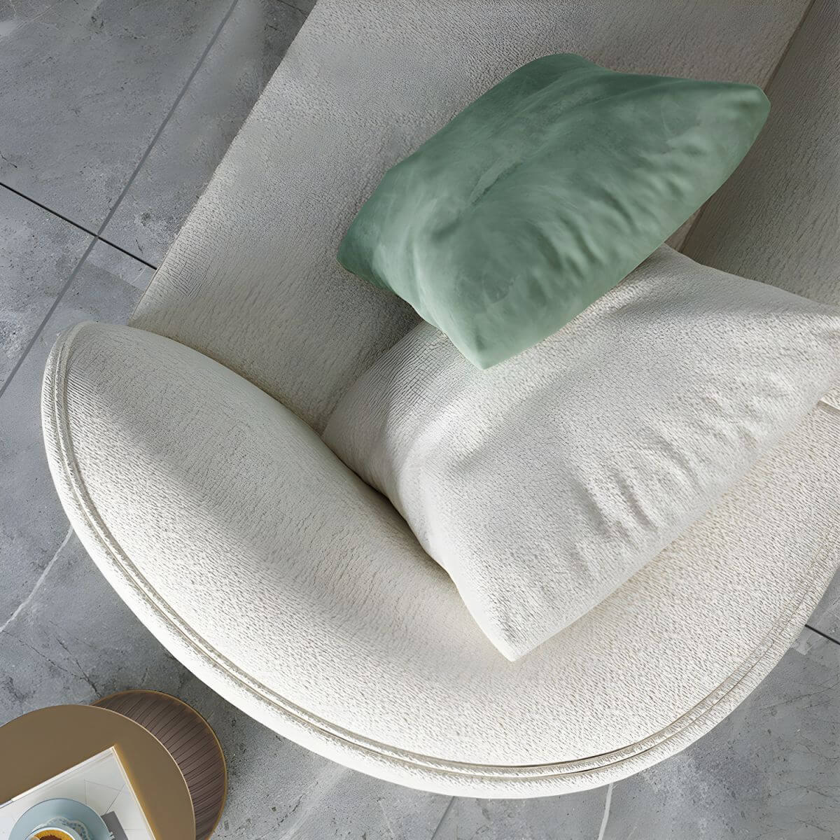 Ultra-modern polyester blend tuxedo arm sofa with tight back, 27.56 inches high sectional