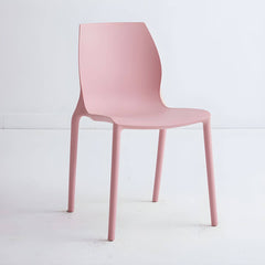 Modern Scandinavian Style Stackable Plastic & Acrylic Chair for Kitchen & Dining Dining Chairs