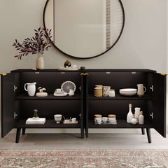 Modern Sideboard Buffet Cabinet with Adjustable Shelves